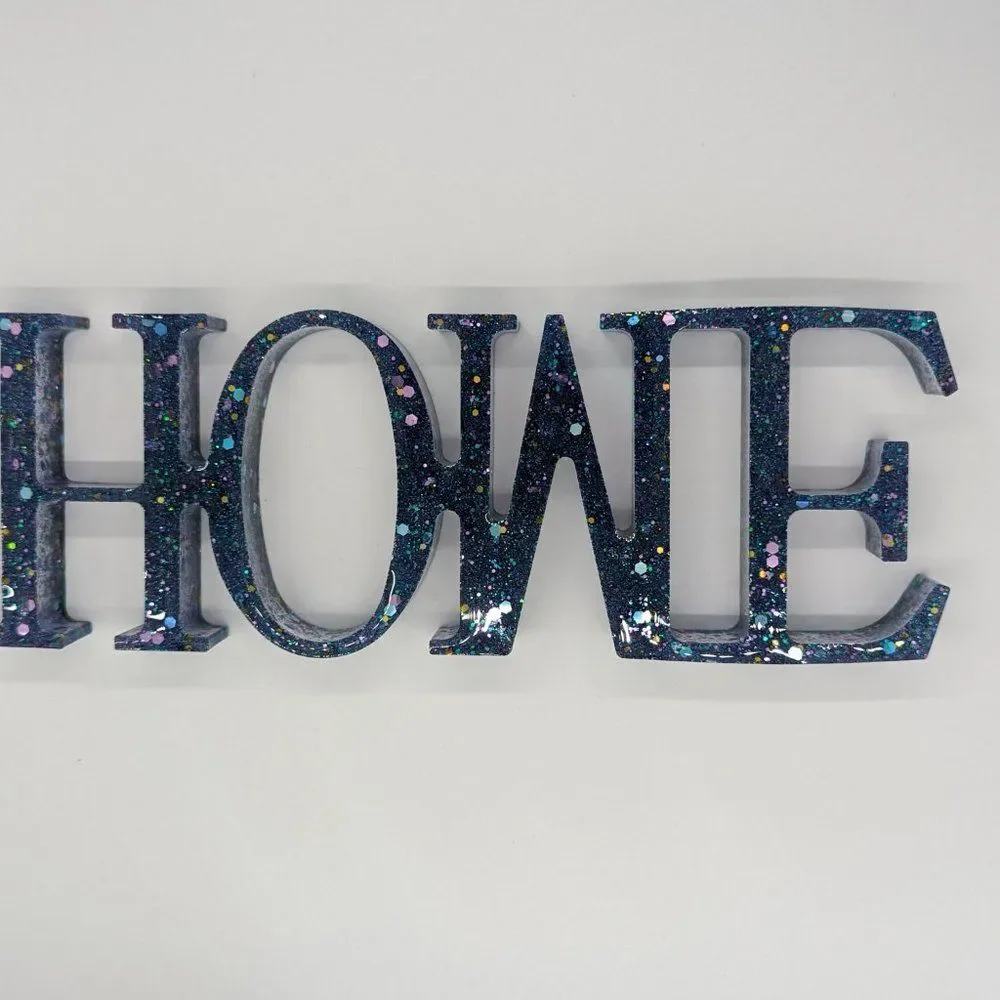 HOME Resin Sign
